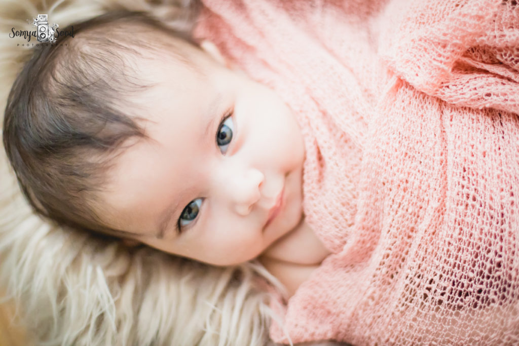 New Born Photo Session | One month old girl