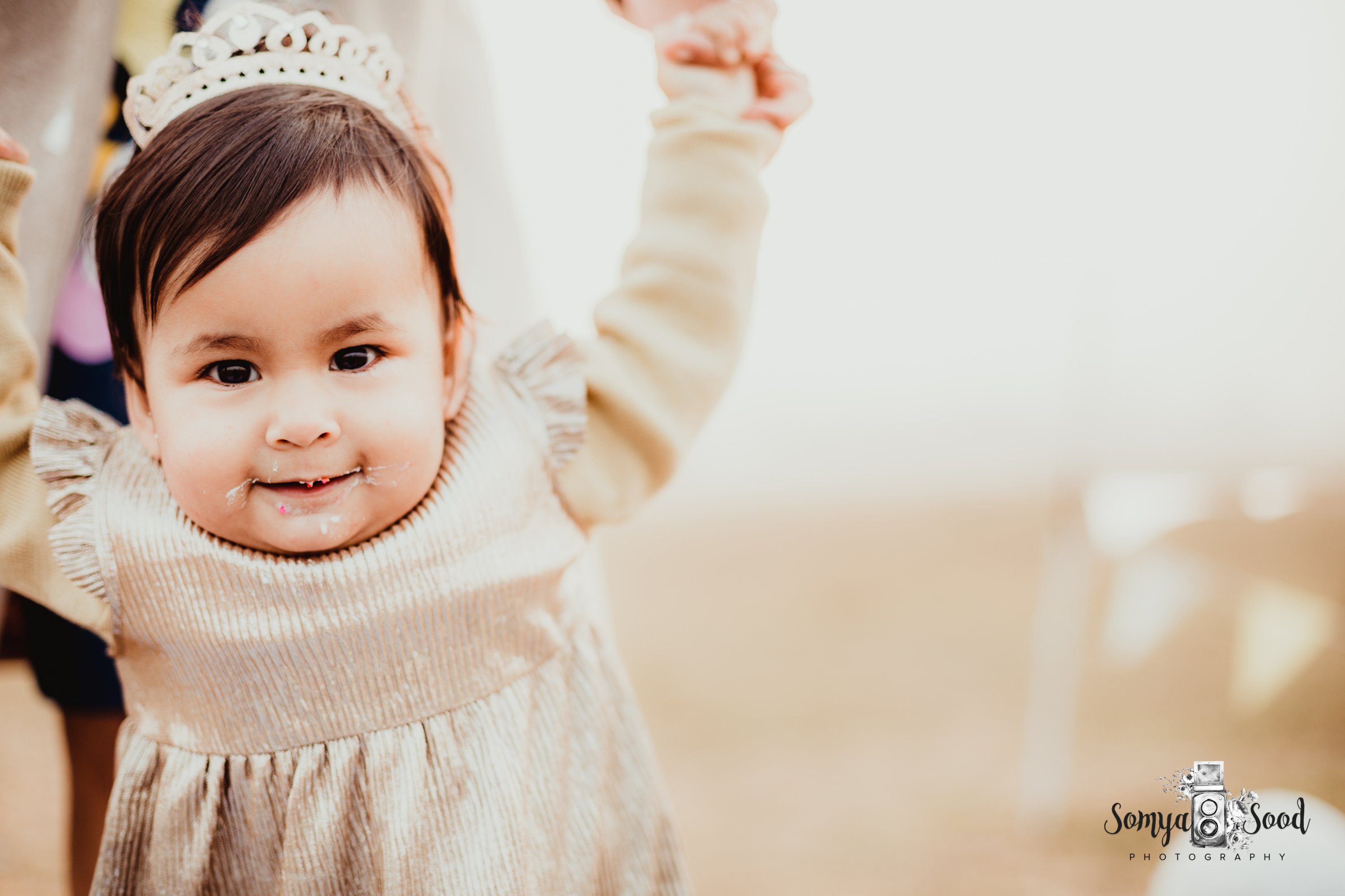 One year old girl pre birthday shoot